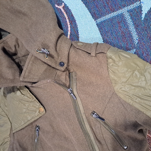 🌈BLANC NOIR MILITARY TRENCH COAT-M - Picture 3 of 9